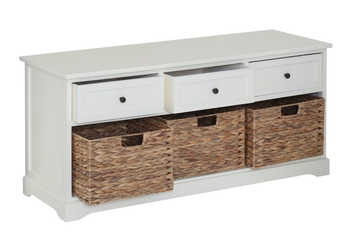 All Home Garderobenbank mit Stauraum aus Holz & Bewertungen | Wayfair.de